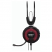 Наушники с микрофоном (гарнитура) SVEN AP-540, проводные, 2,2 м, с оголовьем, черно-красные, SV-0410540 купите по выгодной цене