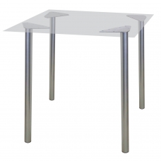 Рама стола для столовых, кафе, дома Альфа, универсальная, цвет серебристый