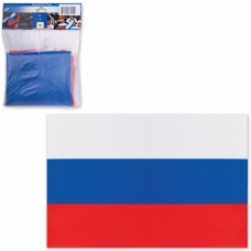 Флаг РФ, 90х135 см, карман под древко, упаковка европодвес, 550021