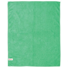 Тряпка для мытья пола, плотная микрофибра, 50х60 см, зеленая, ЛАЙМА, 601251