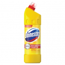 Чистящее средство 1 л, DOMESTOS Доместос Лимонная свежесть, с отбеливающим эффектом