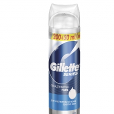 Пена для бритья 250 мл, GILLETTE Жиллет Series, Для чувствительной кожи, для мужчин