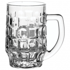 Набор кружек для пива, 2 шт., объем 500 мл, фактурное стекло, Pub, PASABAHCE, 55289