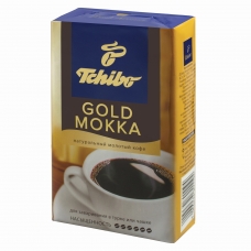 Кофе молотый TCHIBO Чибо Gold Mokka, натуральный, 250 г, вакуумная упаковка