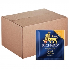 Чай RICHARD Royal Ceylon черный, 200 пакетиков в конвертах по 2 г, 100182