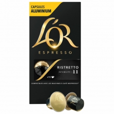 Кофе в алюминиевых капсулах L'OR Espresso Ristretto для кофемашин Nespresso, 10 порций, 4028609