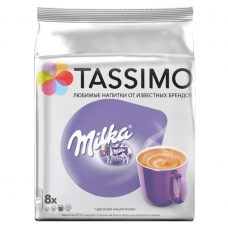 Какао в капсулах JACOBS Milka для кофемашин Tassimo, 8 порций, 8052280