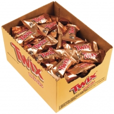 Конфеты шоколадные TWIX minis, весовые, 1 кг, картонная упаковка, 57237