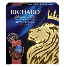 Чай RICHARD Royal Kenya, черный, 100 пакетиков по 2 г, 100438
