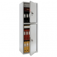 Шкаф металлический для документов AIKO SL-150/2Т светло-серый, 1490х460х340 мм, 36 кг