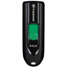 Флеш-диск 64GB TRANSCEND JetFlash 790C, разъем USB Type-С, черный/зеленый, TS64GJF790C