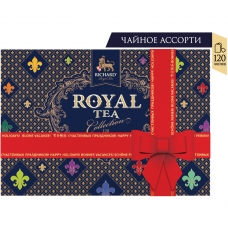 Чай RICHARD Royal Tea Collection, подарочный НАБОР 15 вкусов, 120 пакетиков по 1,9 г, 100839