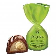 Конфеты шоколадные O'ZERA с цельным фундуком, 500 г, пакет, УК753