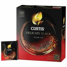 Чай CURTIS Delicate Black черный мелкий лист 100 сашетов, 101014