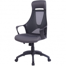 Кресло BN_Hg_EChair-578 TC сетка/ткань черный, пластик черный