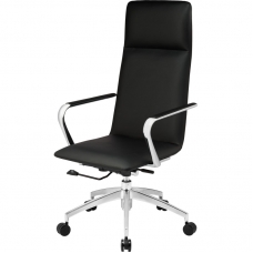 Кресло BN_Jl_EChair-593 TPU экокожа черный, алюминий