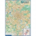 Настенная карта Москва современная 1:26 тыс.,1,43х2,02 м, матоваяламинация 1050854r Настенная карта Москва современная 1:26 тыс.,1,43х2,02 м, матоваяламинация 1050854r