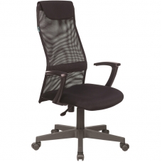 Кресло VB_БЮРОКРАТ KB-8 Black черный TW-01 TW-11 сетка