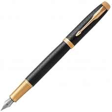 Ручка перьевая PARKER IM  PREMIUM BLACK GT 1 син картр  0,8мм 1931646