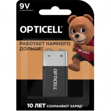 Батарейка OPTICELL 9V 1шт/бл Батарейка OPTICELL 9V 1шт/бл
