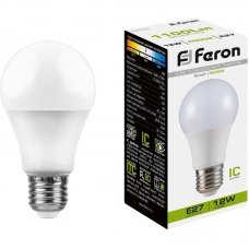 Лампа светодиодная Feron LB-93 Шар E27 12W 175-265V 4000K(25487) Лампа светодиодная Feron LB-93 Шар E27 12W 175-265V 4000K(25487)