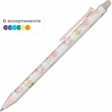 Ручка гелевая автомат. M&amp;G Sakura Time, стир., д.ш.0,7 мм, син, асс