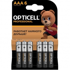 Батарейка OPTICELL Professional AAA 6шт/уп Батарейка OPTICELL Professional AAA 6шт/уп