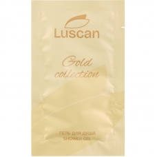 Гель для душа Luscan Gold Collection, саше 10мл,500шт/уп Гель для душа Luscan Gold Collection, саше 10мл,500шт/уп