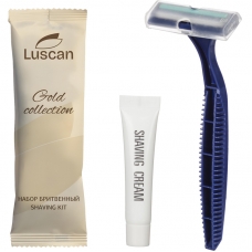 Набор бритвенный Luscan Gold Collection ПЭ, 200шт/наб