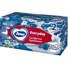 Салфетки косметические ZEWA Everyday 2-сл 250шт/уп 8679