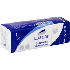 Салфетки бумажные Luscan Megapack 1 сл 24х24 белые 500 шт/уп Салфетки бумажные Luscan Megapack 1 сл 24х24 белые 500 шт/уп
