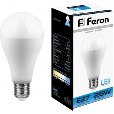 Лампа светодиодная Feron LB-100 Шар E27 25W 175-265V 6400K(25792) Лампа светодиодная Feron LB-100 Шар E27 25W 175-265V 6400K(25792)