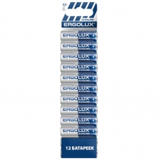 Батарейка Ergolux Alkaline BP12 LR6 (ПРОМО, LR6 BP12,1.5В) 12 шт/уп