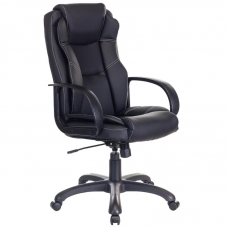 Кресло VB_Бюрократ для руковод CH-839 черный Leather Black эко.кожа пластик