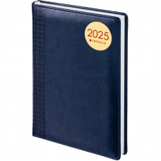 Ежедневник датированный 2025 IF 14х20см 176л. твердый. Lozanna AZ2706/blue