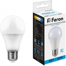 Лампа светодиодная Feron LB-92 Шар E27 10W 175-265V 6400K(25459) Лампа светодиодная Feron LB-92 Шар E27 10W 175-265V 6400K(25459)