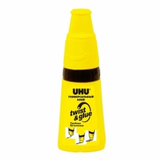 Клей универсальный UHU Twist&Glue с 3-х позиционным аппликатором, 35мл Клей универсальный UHU Twist&Glue с 3-х позиционным аппликатором, 35мл