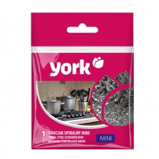 Губка для мытья посуды YORK Мини спиральная стальная