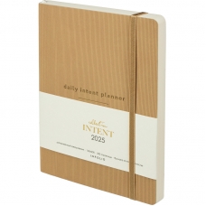 Ежедневник датированный 2025 IF 14х20см 176л. гибкий. Intent I1523/beige