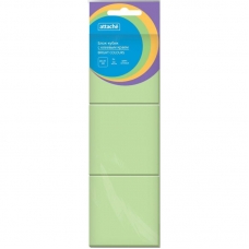 Стикеры ATTACHE Bright colours с клеев.краем 38х51 салатовый 100л. 3 шт/наб