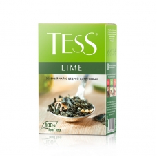 Чай Tess Lime листовой зеленый с добавками, 100г 0590-15