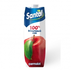 Сок SANTAL яблочный 1л