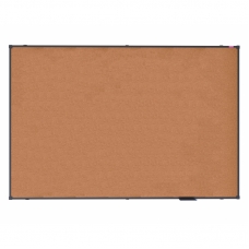 Доска пробковая 100х150 Attache BlackFrame черная рама