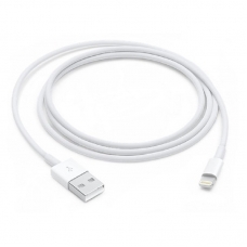 Кабель Apple Lightning - USB Cable (1 m), бел, MQUE2ZM/A+MXLY2ZM/A+MD818ZM/A