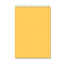 Блокнот А5, 60л, кл, спир, пласт.обл, тонир.бл. Attache Bright colours Желтый Блокнот А5, 60л, кл, спир, пласт.обл, тонир.бл. Attache Bright colours Желтый