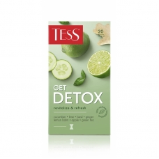 Чай Tess Get Detox зеленый с добавками, 1, 5гх20шт/уп