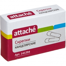 Скрепки Attache, 22 мм никелированные 100 шт.в карт.упак
