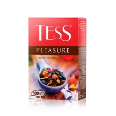 Чай Tess Pleasure листовой черный с добавками, 100г 0588-15
