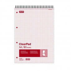 Блокнот 80л, без/лин, А4, Clear Pad, белый 60г/м Блокнот 80л, без/лин, А4, Clear Pad, белый 60г/м