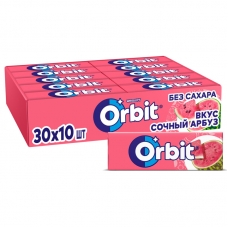 Жевательная резинка Orbit Сочный арбуз без сахара, 13,6гх30шт/уп